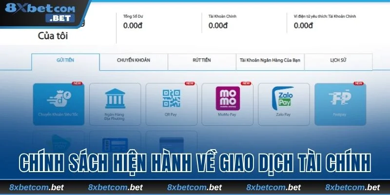 Chính sách cụ thể trong thực hiện lệnh tài chính