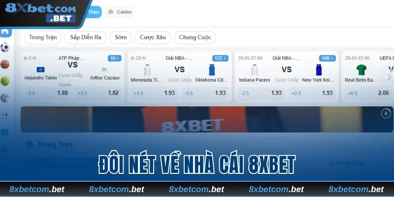Đôi nét về nhà cái 8xbet