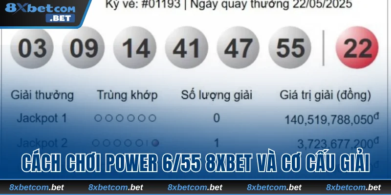 Power 6/55 8xbet